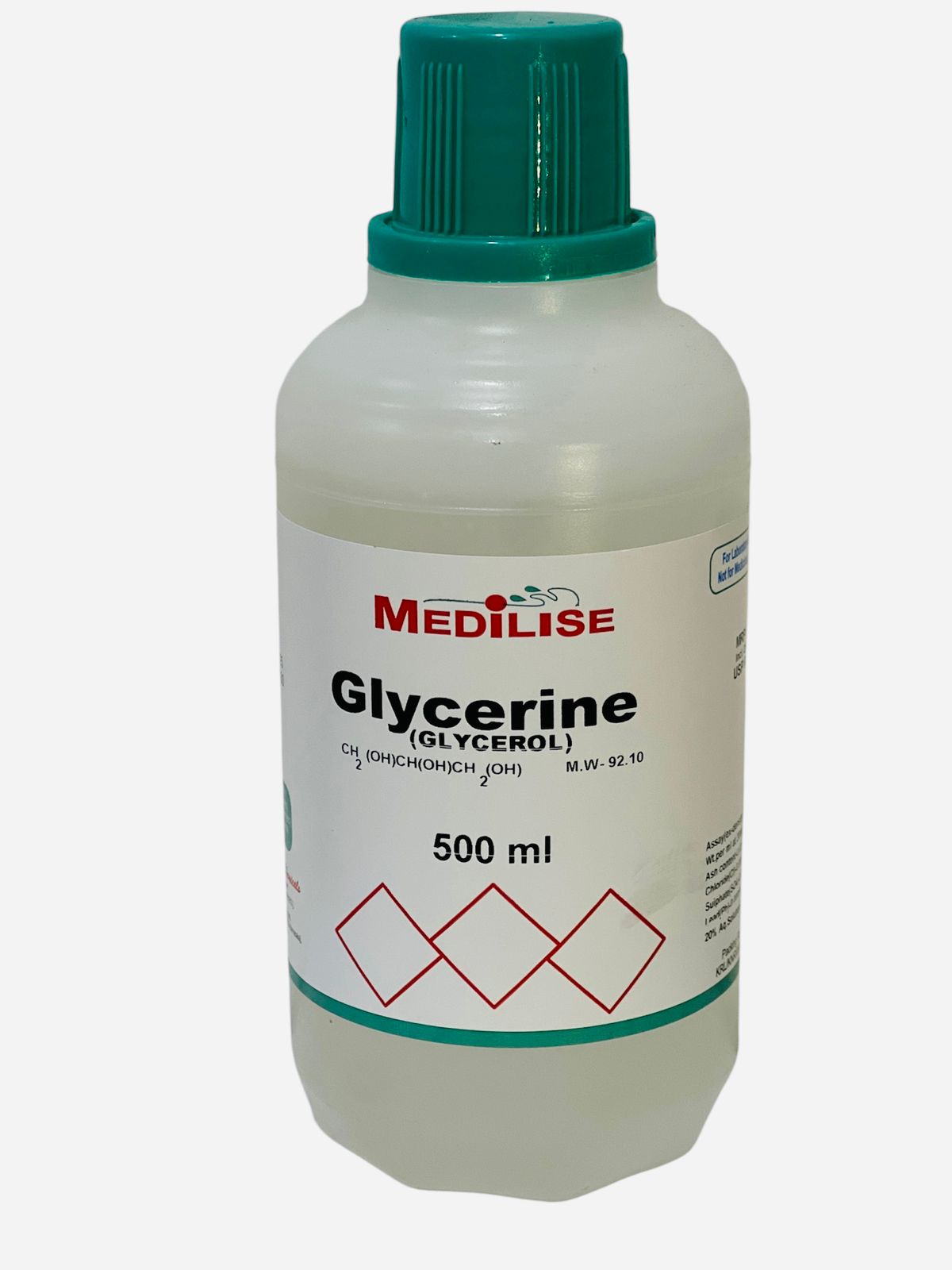 GLYCERINE (GLYCEROL) 98% C3H8O3=92.10 CAS No.56-81-5